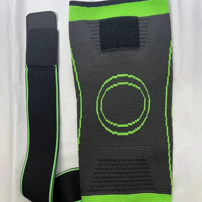 Kit com 2 Joelheiras de Compressão – Alças Ajustáveis para Corrida, Treino e Uso Esportivo