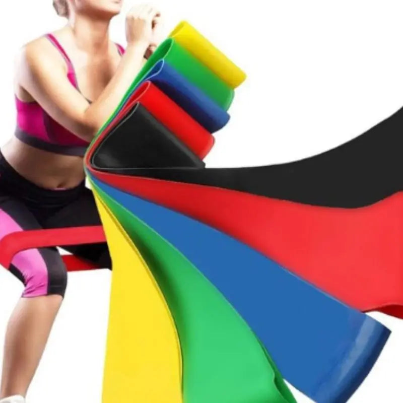 Kit com 5 Elásticos Thera Mini Band – Multifuncional para Fisioterapia, Treinamento Funcional e Crossfit