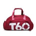 Bolsa Mala T60 viagem academia treino mochila esportiva fitness impermeável unissex