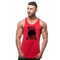 Camiseta Sem Manga Masculina de Algodão – Top de Treino Fitness para Homens, Estilo Singlet, Ideal para Musculação e Exercícios