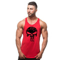 Camiseta Sem Manga Masculina de Algodão – Top de Treino Fitness para Homens, Estilo Singlet, Ideal para Musculação e Exercícios