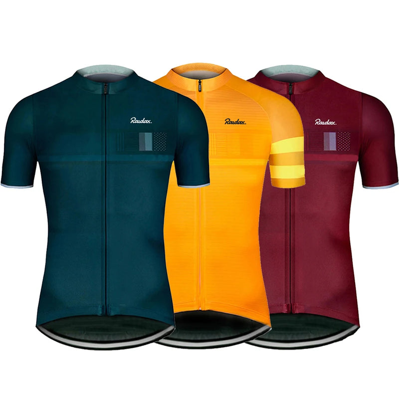 Camisa Ciclismo Masculina Raudax Classic – Estilo Race, Respirável e Pronta para a Velocidade!