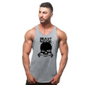 Camiseta Sem Manga Masculina de Algodão – Top de Treino Fitness para Homens, Estilo Singlet, Ideal para Musculação e Exercícios