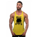 Camiseta Sem Manga Masculina de Algodão – Top de Treino Fitness para Homens, Estilo Singlet, Ideal para Musculação e Exercícios
