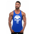 Camiseta Sem Manga Masculina de Algodão – Top de Treino Fitness para Homens, Estilo Singlet, Ideal para Musculação e Exercícios