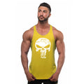 Camiseta Sem Manga Masculina de Algodão – Top de Treino Fitness para Homens, Estilo Singlet, Ideal para Musculação e Exercícios