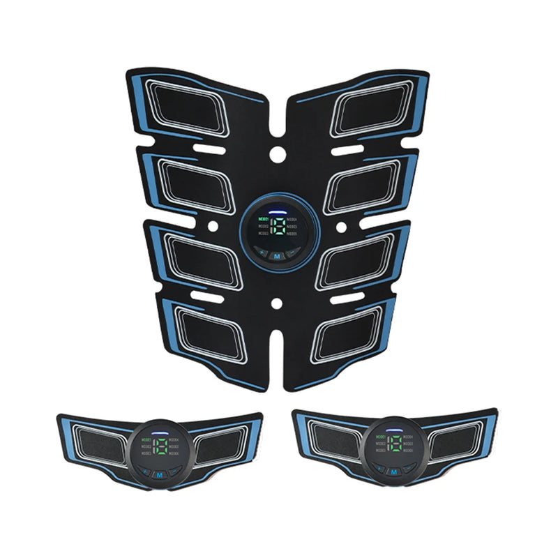 Eletroestimulador Muscular Abdominal EMS – Recarregável por USB