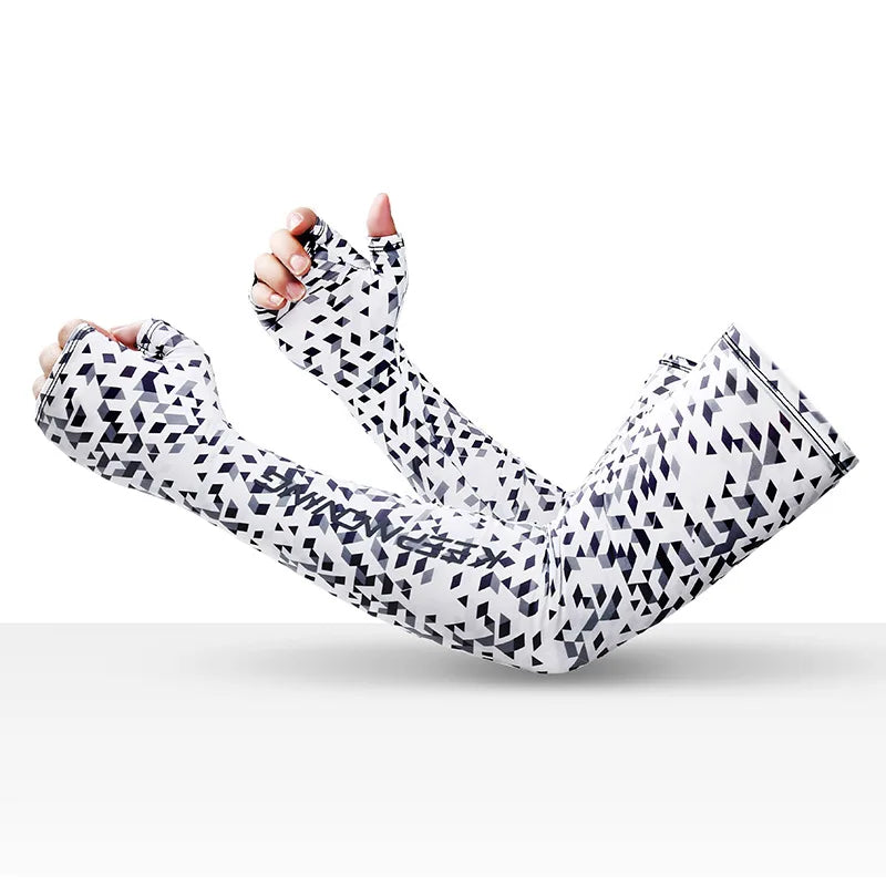 Manguito Esportivo Ice Silk com Proteção UV – Leveza, Conforto e Estilo no Seu Treino
