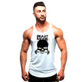 Camiseta Sem Manga Masculina de Algodão – Top de Treino Fitness para Homens, Estilo Singlet, Ideal para Musculação e Exercícios