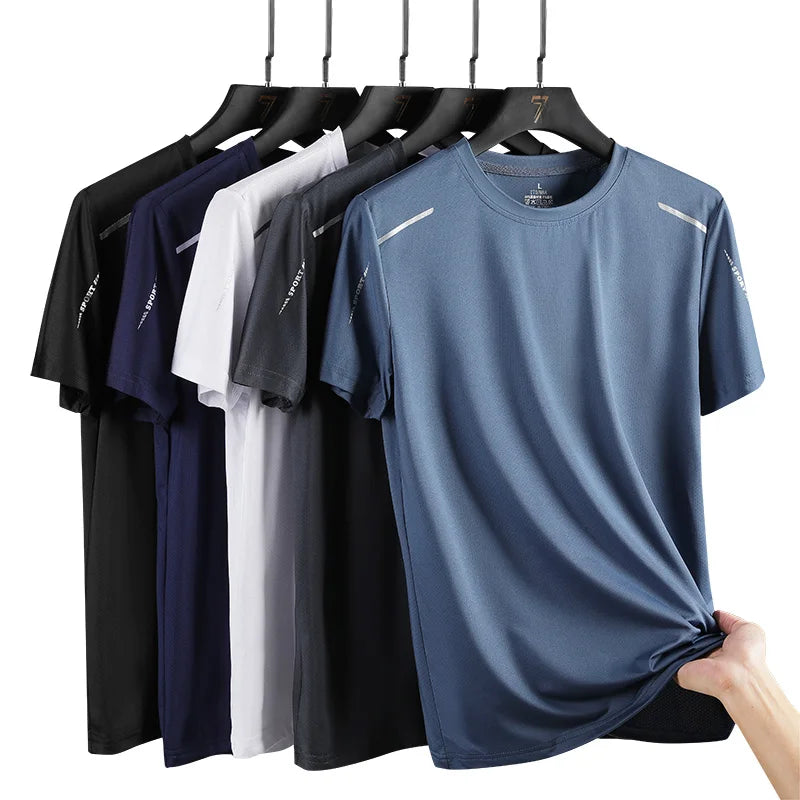 Camiseta Masculina Esportiva CHRLCK – Secagem Rápida, Leveza e Conforto para Seus Desafios!