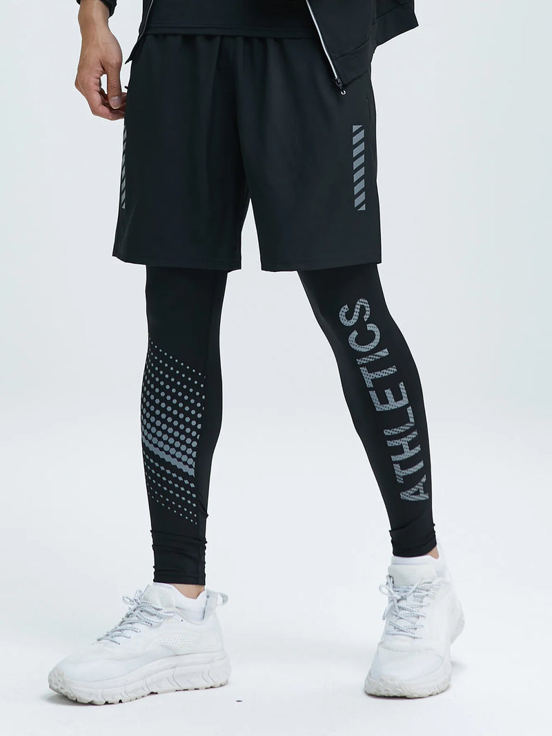 Conjunto Masculino BURUITE – Shorts e Legging de Compressão | Desempenho, Conforto e Estilo em Todos os Treinos