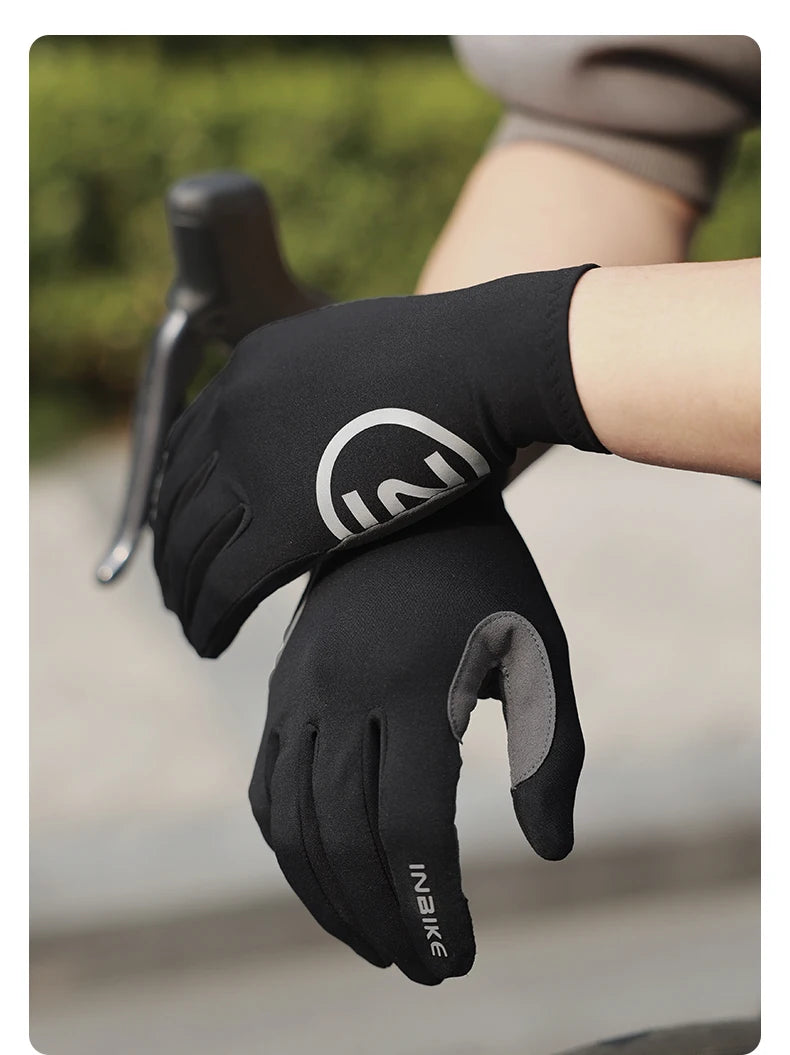 INBIKE Luvas de Ciclismo com Proteção Térmica e Toque na Tela – Conforto, Proteção e Estilo nas Quatro Estações