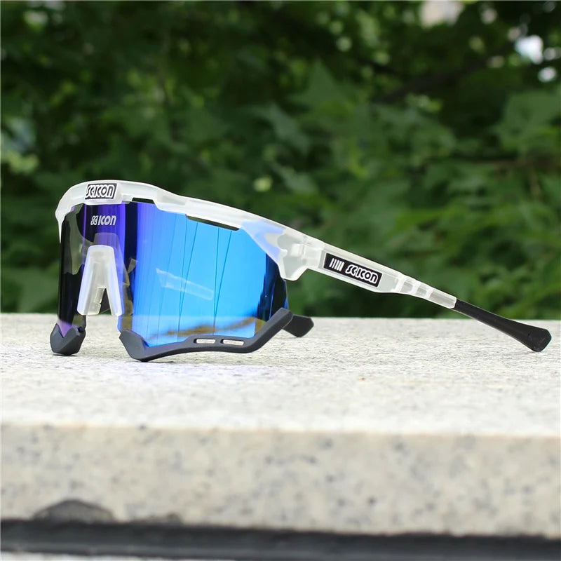 Óculos de Ciclismo SCICON AEROSHADE – Visão Nítida, Proteção Total e Estilo Profissional