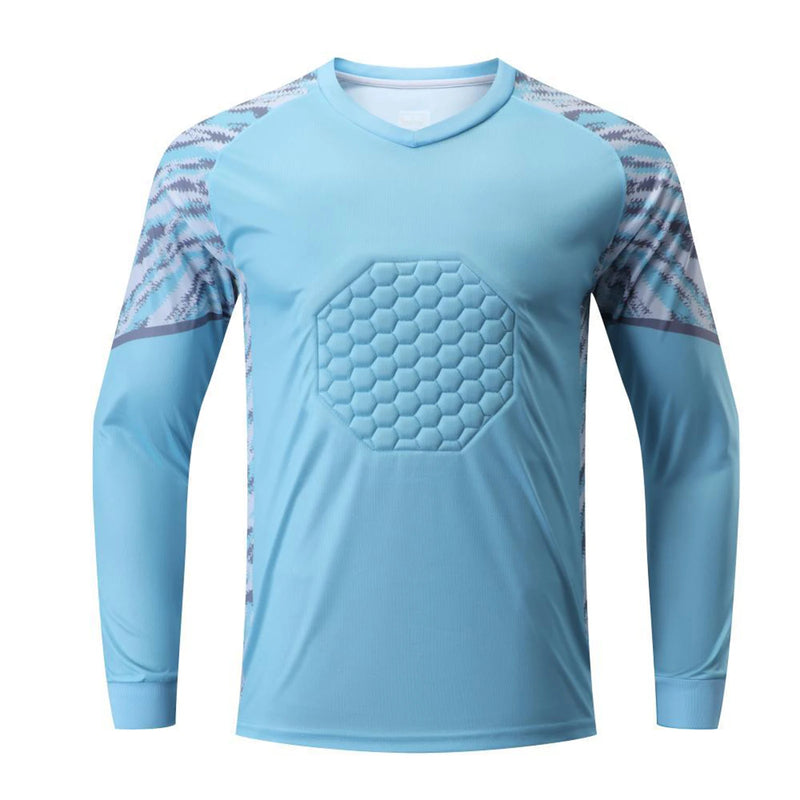 Camisa de Goleiro Masculina – Manga Longa com Proteções