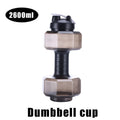 Garrafa Dumbbell JOCESTYLE 550ML/2600ML – Hidrate-se e Treine ao Mesmo Tempo!