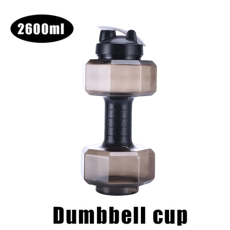 Garrafa Dumbbell JOCESTYLE 550ML/2600ML – Hidrate-se e Treine ao Mesmo Tempo!