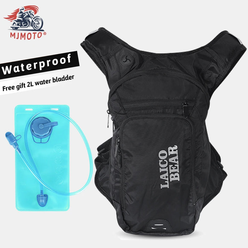Mochila de Hidratação LAICO BEAR para Moto e Ciclismo – Impermeável, Leve e Ideal para Corrida, Trilhas e Esportes Outdoor