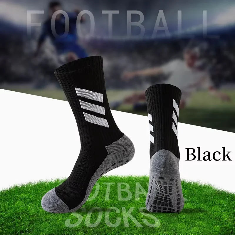 Kit com 4 Pares de Meias Profissionais Esportivas Antiderrapantes