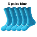 Kit 5 Pares de Meias Masculinas para Ciclismo e Esportes
