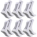 Kit com 6 Pares de Meias Esportivas Antiderrapantes – Unissex