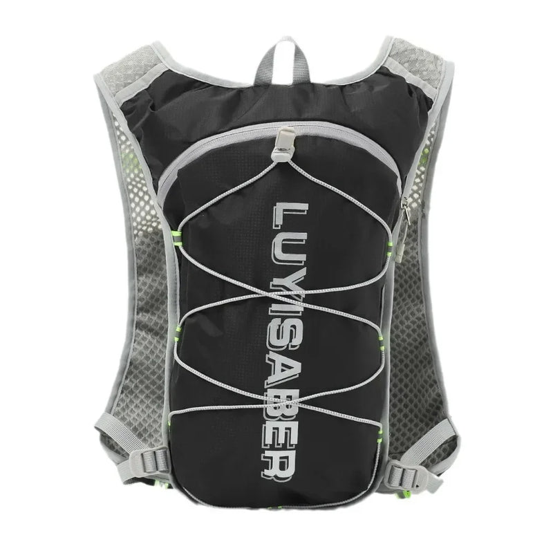 Mochila de Hidratação 2L para Maratona – Respirável, Refletiva e Ultra Leve para Corrida e Ciclismo