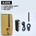 Farol de Bike Fivemi 5LEDs – Iluminação Extrema com 6000LM e Bateria de Longa Duração