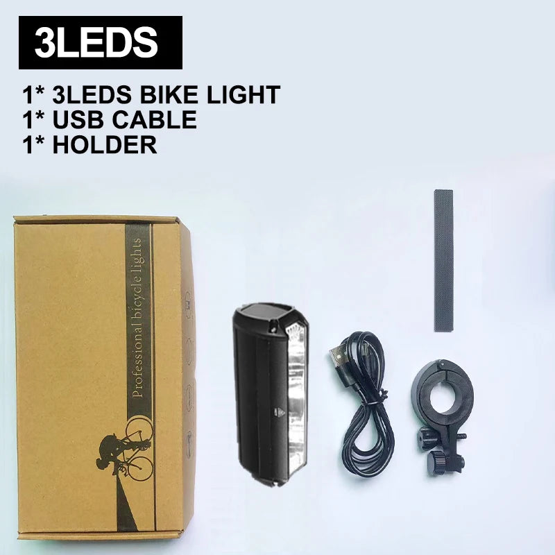 Farol de Bike Fivemi 5LEDs – Iluminação Extrema com 6000LM e Bateria de Longa Duração