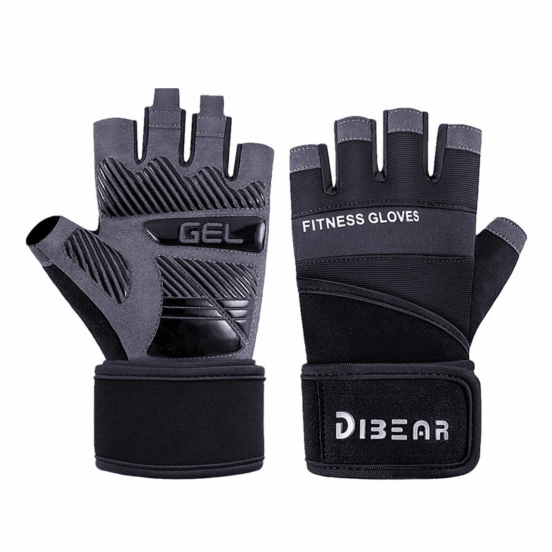 Luvas de Academia Half Finger XINLUYING XY-B26 – Antiderrapante, Resistente e Confortável para Treinos Intensos
