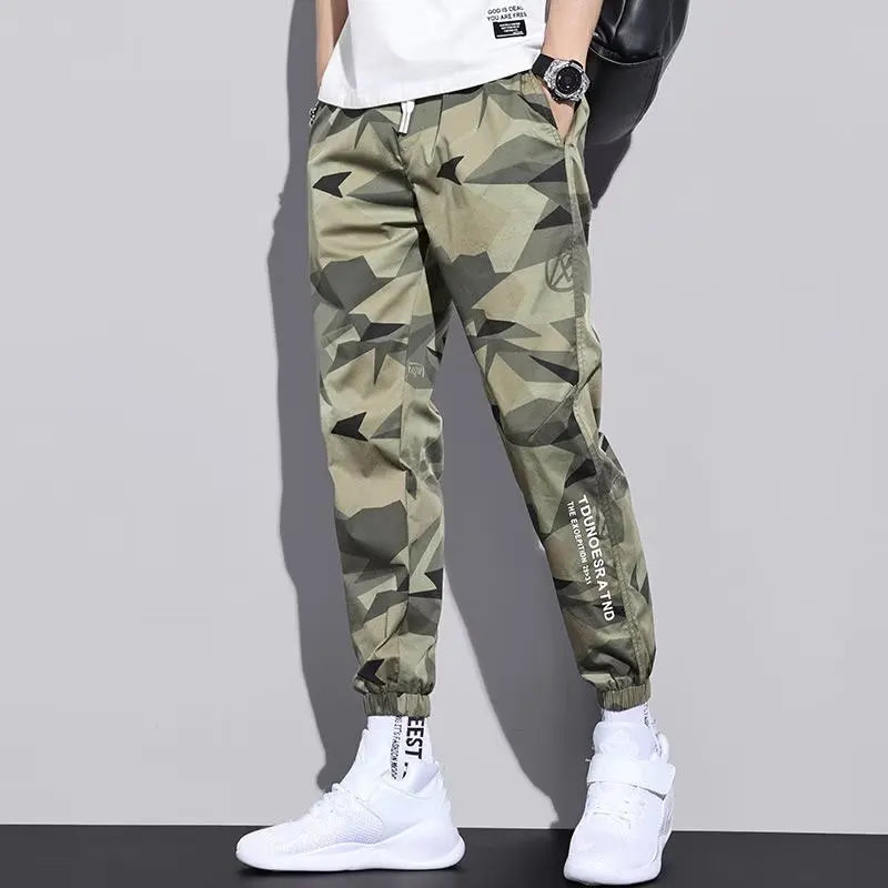 Calças Jogger Masculinas Casuais  | Streetwear com Bolsos Múltiplos