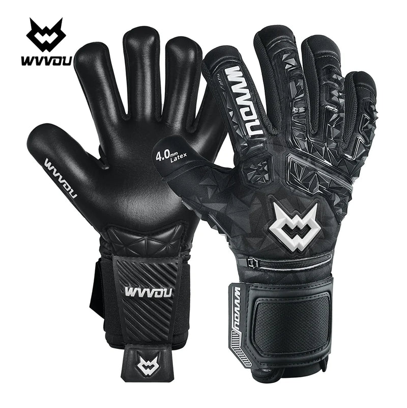 Luvas de Goleiro WVVOU – Alta Performance com Proteção Removível nos Dedos!
