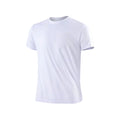Camiseta Masculina de Manga Curta – Rápido Secagem, Anti-Suor, para Academia e Corrida