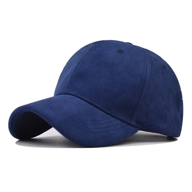 Boné Casual Unissex – Estilo Baseball em Camurça