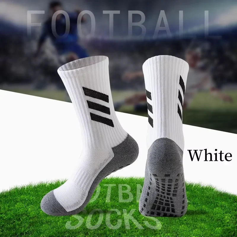 Kit com 4 Pares de Meias Profissionais Esportivas Antiderrapantes