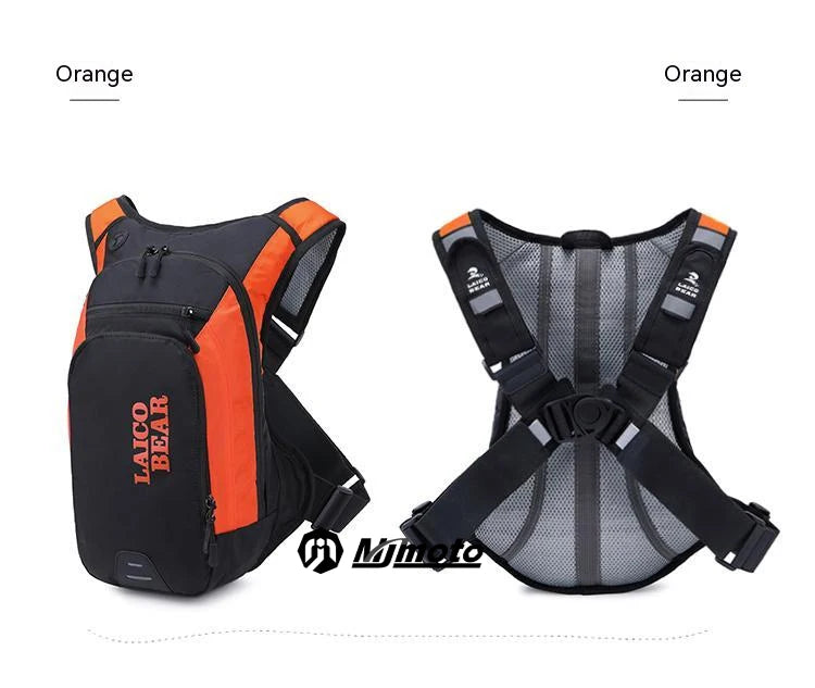 Mochila de Hidratação LAICO BEAR para Moto e Ciclismo – Impermeável, Leve e Ideal para Corrida, Trilhas e Esportes Outdoor