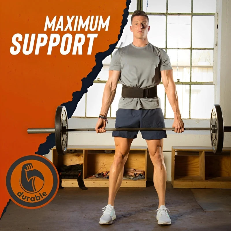 Cinto de Musculação com Fivela de Metal – Máxima Performance no Treino!