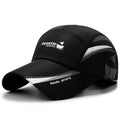 Boné Esportivo Preto à Prova d'Água