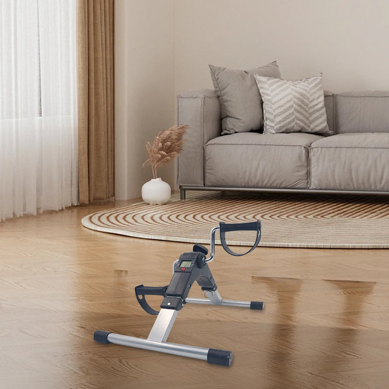 Mini Bicicleta Ergométrica Dobrável com Display LCD – Ideal para Reabilitação e Exercícios em Casa