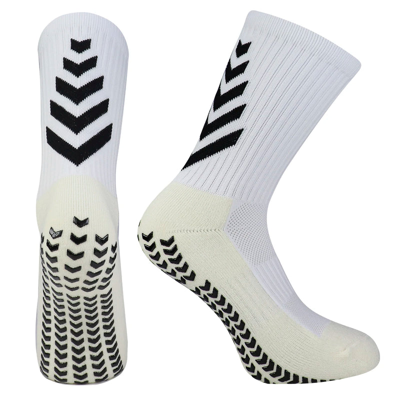 Meia Esportiva Masculina Antiderrapante | Conforto e Aderência para Futebol, Corrida, Yoga, Basquete e Treinos