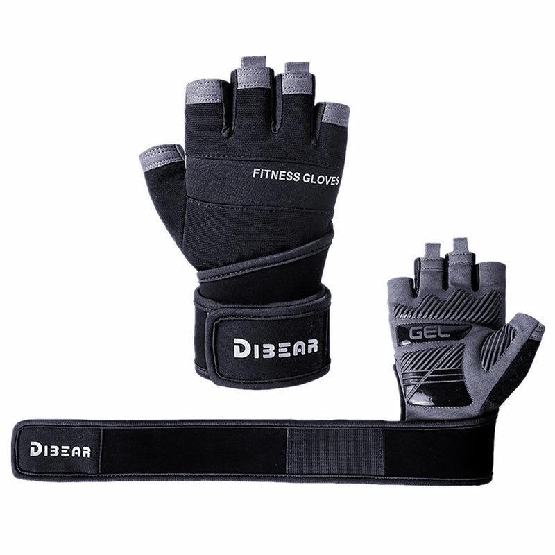 Luvas de Academia Half Finger XINLUYING XY-B26 – Antiderrapante, Resistente e Confortável para Treinos Intensos