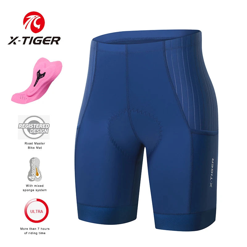 Bermuda Ciclismo Feminina X-Tiger – Conforto e Performance por Até 7 Horas