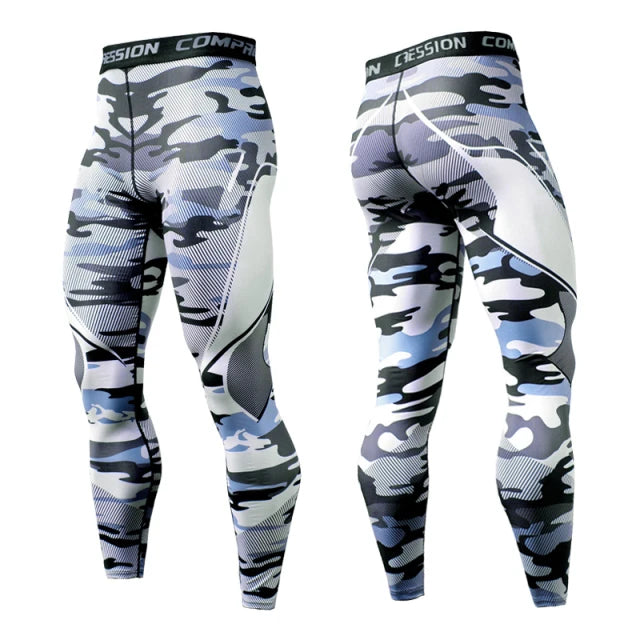 Calça Legging Masculina para Corrida e Treino – Compressão, Secagem Rápida, Fitness, Academia, Jogging e Esportes