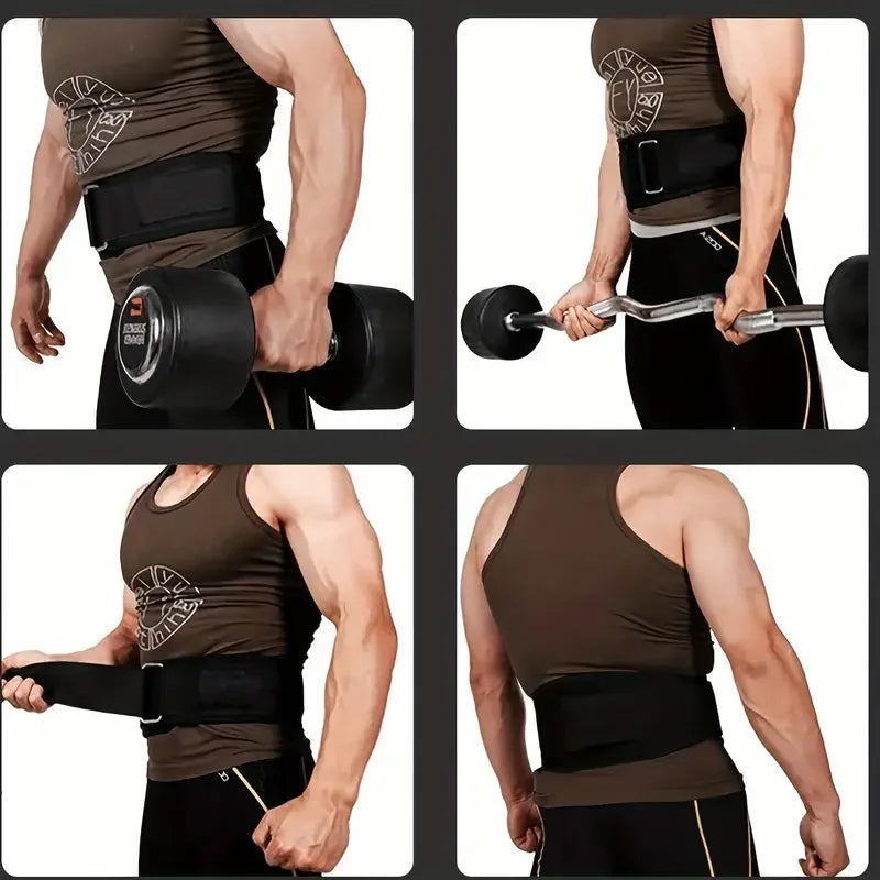 Cinto de Musculação com Fivela de Metal – Máxima Performance no Treino!