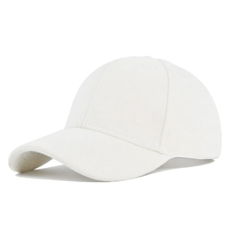 Boné Casual Unissex – Estilo Baseball em Camurça