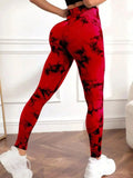 Legging Feminina Tie Dye – Fitness, Yoga, Cintura Alta e Efeito Levanta Bumbum