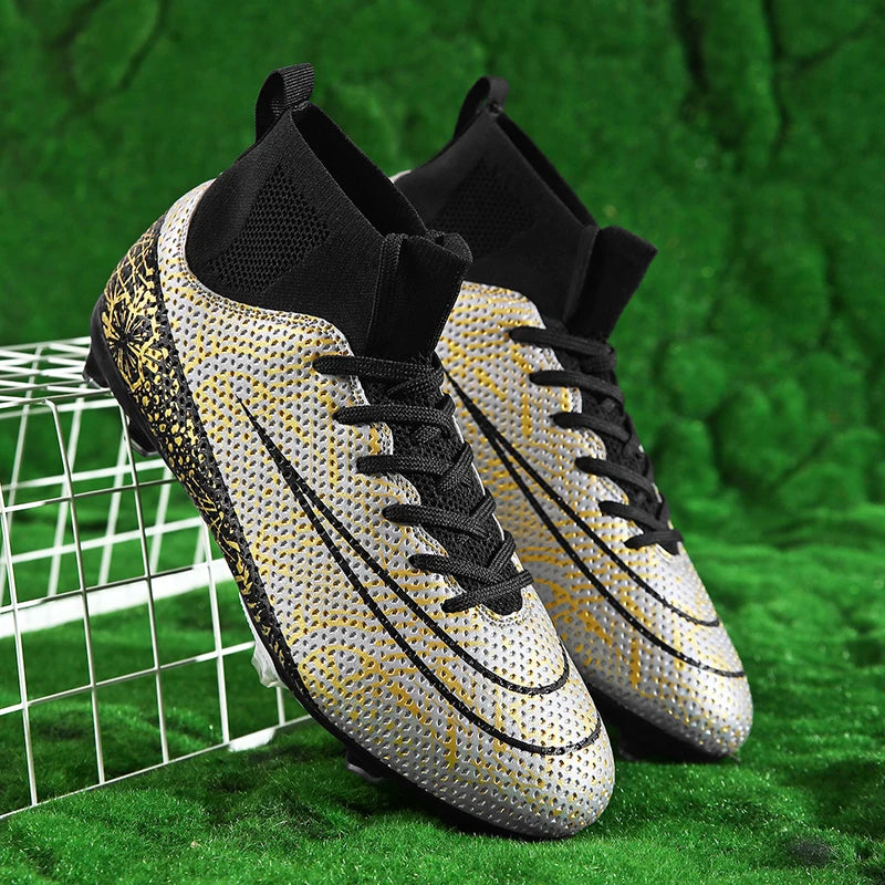 Chuteira Masculina para Futebol Society – Cano Médio, Ultralight, Antiderrapante e Confortável