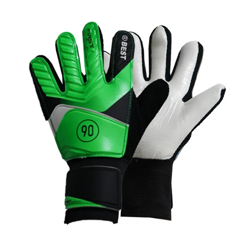 Par de Luvas de Goleiro – Látex Resistente ao Desgaste, Antiderrapante, Perfeitas para Treinos e Partidas