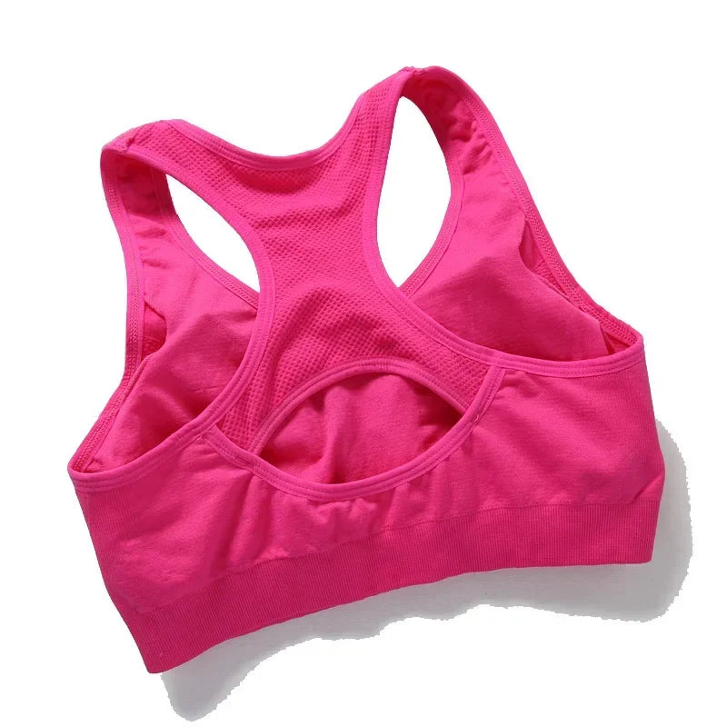 Top Fitness Feminino – Push-Up, Sem Costura, Respirável | Ideal para Corrida, Academia e Yoga