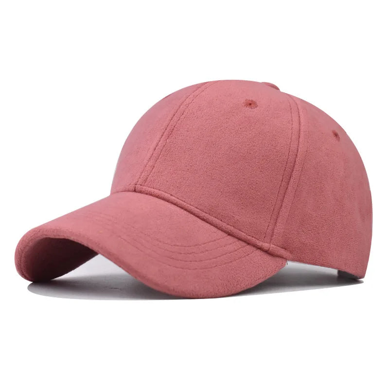 Boné Casual Unissex – Estilo Baseball em Camurça