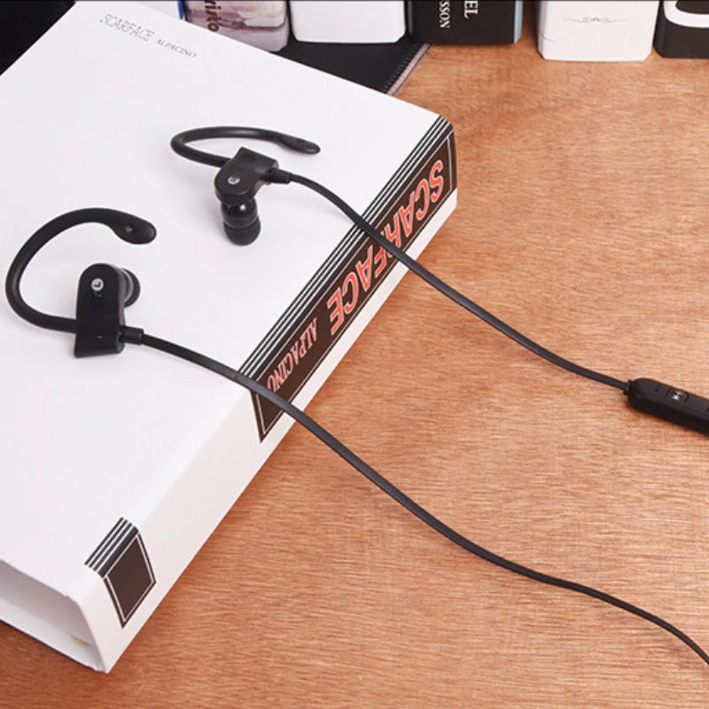 Fones de Ouvido Bluetooth à Prova d'Água – Headset Esportivo com Microfone