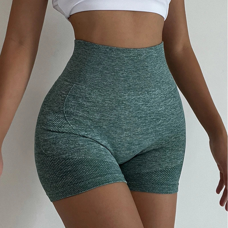Shorts Feminino de Yoga com Cintura Alta – Levanta Bumbum, Controle de Barriga, Ideal para Academia, Corrida e Esportes Casuais